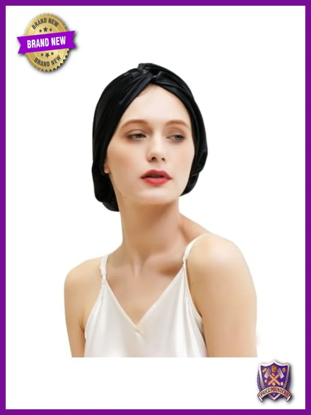 22 Momme 100% Mulberry Silk Bonnet Hair Wrap for Sleeping - Adjustable